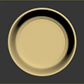 Artistic Golden Cup Featuring Intricate Floral Carvings And Detailed Sculptural Design