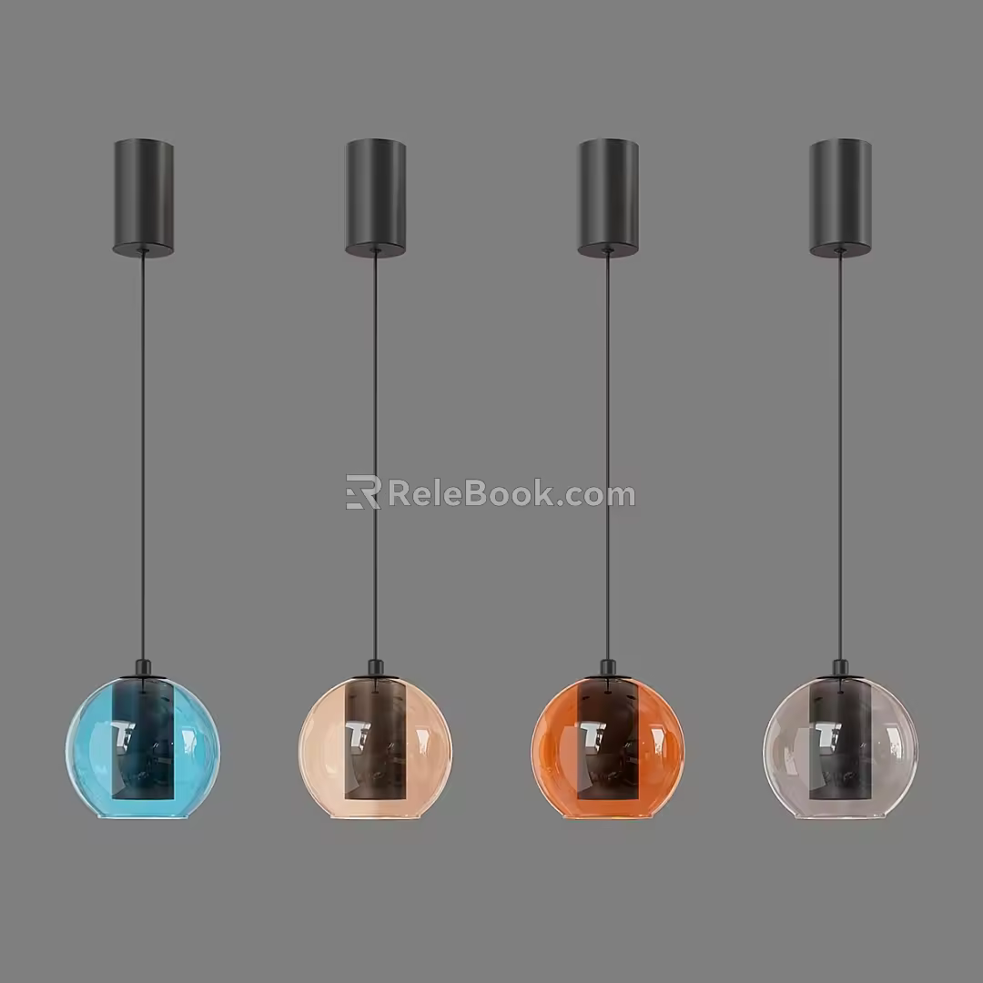 Simple chandelier 3d model