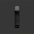 Tactical Modern Semi Automatic Pistol With Stainless Steel Slide And Black Textured Grip