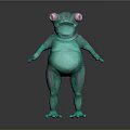 Frog Poison Frog Game Frog Reptile Cold Blooded Animal Reptile 3d model