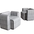 Modern Single Sofa Lazy Sofa Casual Sofa Reading Sofa Chair Backrest Sofa 3d model