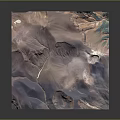 Aerial View Of Colorful Mountainous Landscape With Geological Formations Ridges And Valleys