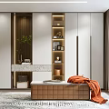 Modern Decorative Cabinet Shoe Cabinet 3d model