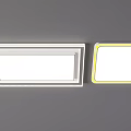 Ceiling lamp square ceiling lamp guest restaurant ceiling lamp 3d model
