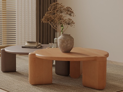 Modern coffee table model