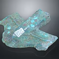 Ancient Bronze Weapon Historical Artifact With Rusted Surface And Serial Number Label