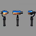Tech Exhibition Hall Showcasing MOZA Handheld Gimbal Stabilizer With Smartphone 3d model