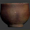 Handcrafted Ceramic Bowl With Reddish Brown Glaze And Textured Surface