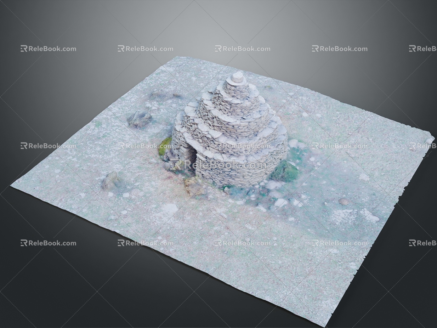 Temple Tower Stone Takatong Tower Pyramid Mayan Pyramid Mayan Stone Tower Totem Tribal Totem 3d model