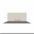 Poliform Modern Beige Double Sofa with Soft Pillows in Minimalist Room