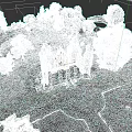 Aerial View Of Urban Architectural Complex With Castle Like Building Green Lawns And Trees