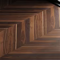 Hardwood Flooring Design Featuring Herringbone And Straight Lay Wood Patterns