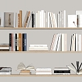 Modern Books 3d model