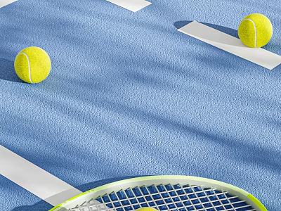 tennis racket 3d model