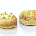 Soft Baked Buns With Green Peas And Spiced Fluffy Toasted Bread