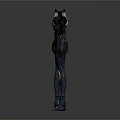 Futuristic Tight Fitting Tech Inspired Bodysuits With Sleek Design And Red Blue Orange Accents