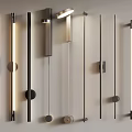 modern wall lamp long wall lamp reading lamp 3d model