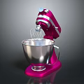 Pink Stand Mixer a Versatile Kitchen Appliance with Stainless Steel Mixing Bowl and Whisk