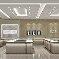 Zhou Liu Fu Jewelry Store Exterior With Leaf Decorations Bright Lighting And Jewelry Window Displays