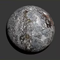 Multicolored Decorative Sphere With Textured Surface For Home Interior Decor