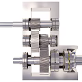 Precision Engineered Mechanical Components With Gears Shafts Bearings And Metal Structure