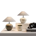 New Chinese Style Ceramic Pot Table Lamp 3d model