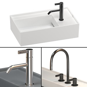 Wash basin faucet wash basin vegetable sink wash basin 3d model