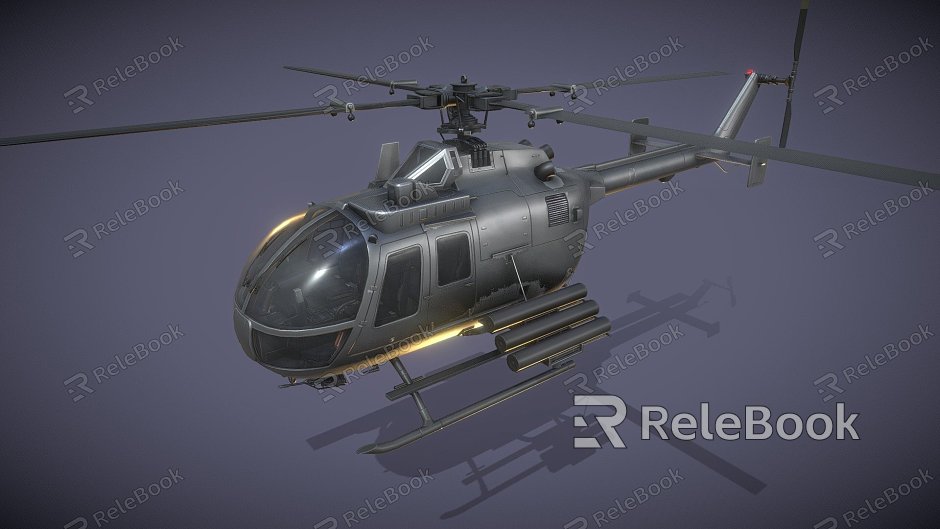 Attack military helicopters model