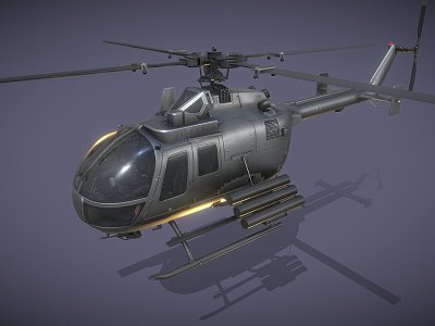 Attack military helicopters model