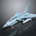 Detailed Gray Fighter Jet Model With Cockpit And Missile Attachments