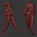 Pink Hoodie With Blue Jeans And Colorful Patterned Shoes Stylish Outfit