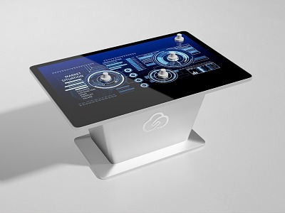 Modern all-in-one interactive entertainment screen model