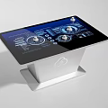 Modern all-in-one interactive entertainment screen 3d model