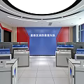 Command Center Fire Rescue Command Center Synthetic Combat Command Center Science and Technology Sense Office Space 3d model