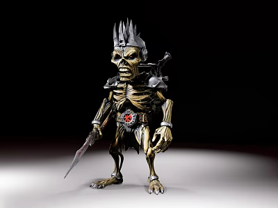 Skeleton Undead 3d model