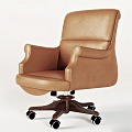 Office Chair Boss Chair Swivel Chair 3d model