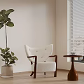 22 table modern leisure table negotiation table 3d model
