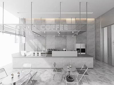 Modern Cafe 3d model