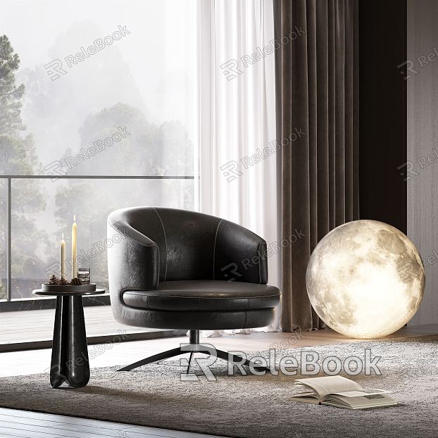 Modern Minotti single chair model