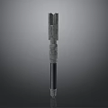 Modern Industrial Mechanical Component With Layered Metal Structure And Cylindrical Design