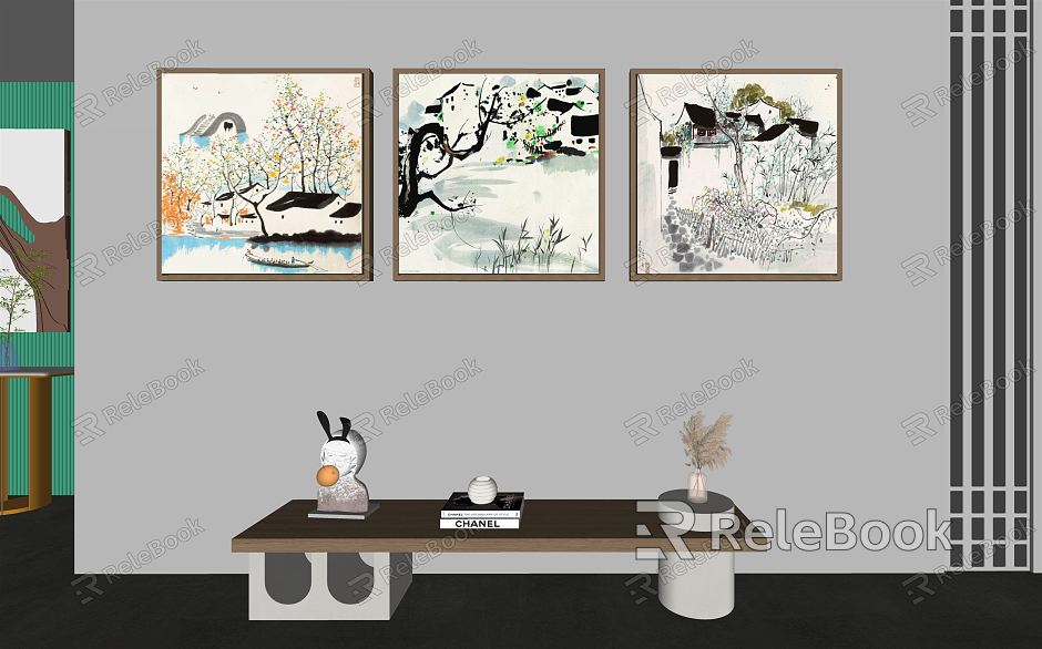 New Chinese Decorative Painting Company Hanging Painting model