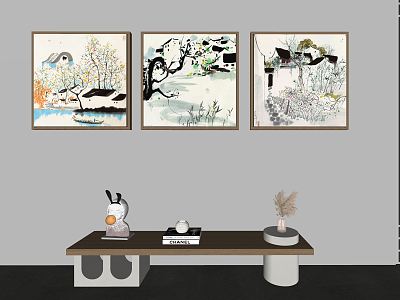 New Chinese Decorative Painting Company Hanging Painting model