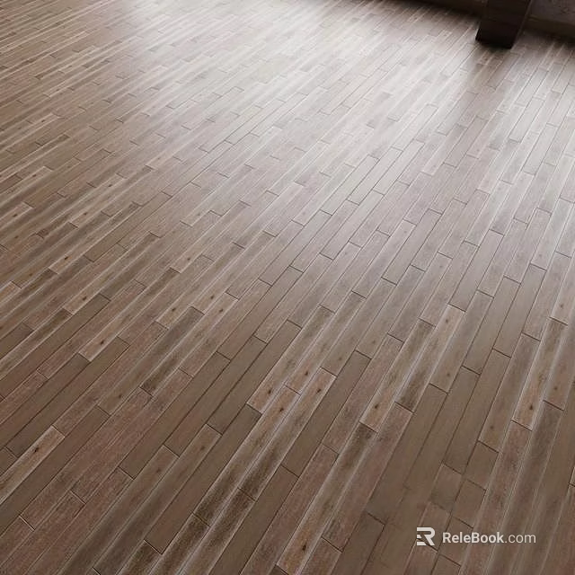 Natural Hardwood Flooring With Smooth Surface And Sunlight Illumination In Modern Interior Space 3d model 