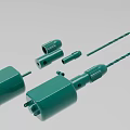 Green Industrial Equipment Base Units Drill Bits And Connector Parts