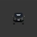 Dark Gray Off Road SUV With Large Wheels Red Brake Calipers And Bold Grille