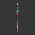 Scepter Ancient Scepter Cane Ancient Scepter Magic Scepter Metal Scepter Classical Scepter Magic Scepter 3d model