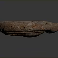 Ancient Animal Figure Sculpture Carving With Detailed Texture And Rustic Surface