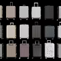 Various Stylish Suitcases in Multiple Colors with Hard Shell and Spinner Wheels