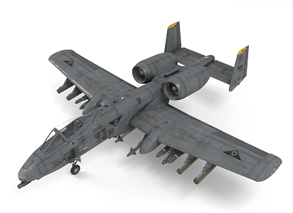 Fighter Bomber Airdrop Aircraft Air Striker 3d model