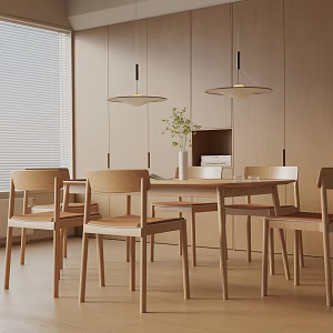 Modern table combination 3d model